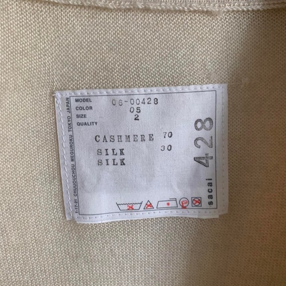 SACAI BUTTON UP BLOUSE - Picture 3 of 4